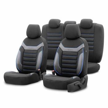 Auto Sitzbezug Set Universal Vorne und Hinten Komfortabel Komplett Set